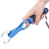 Aluminum Alloy Fish Controller with Scale Portable Weighing Fishing Lip Grip ToolBlue