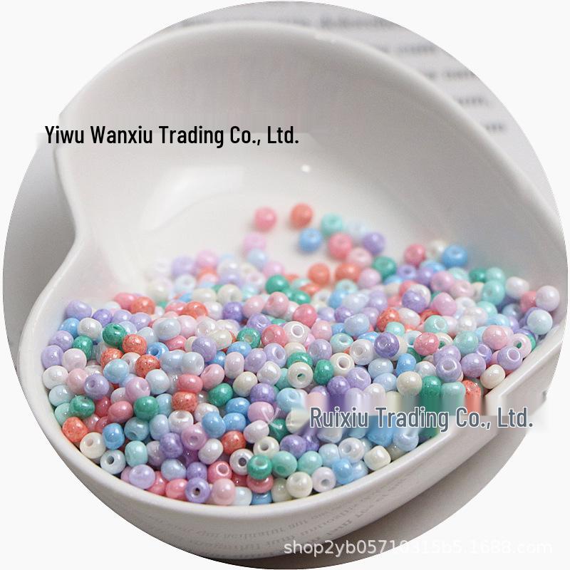 3mm Solid Color Glass Seed Beads for Handmade Jewelry & DIY Crafts