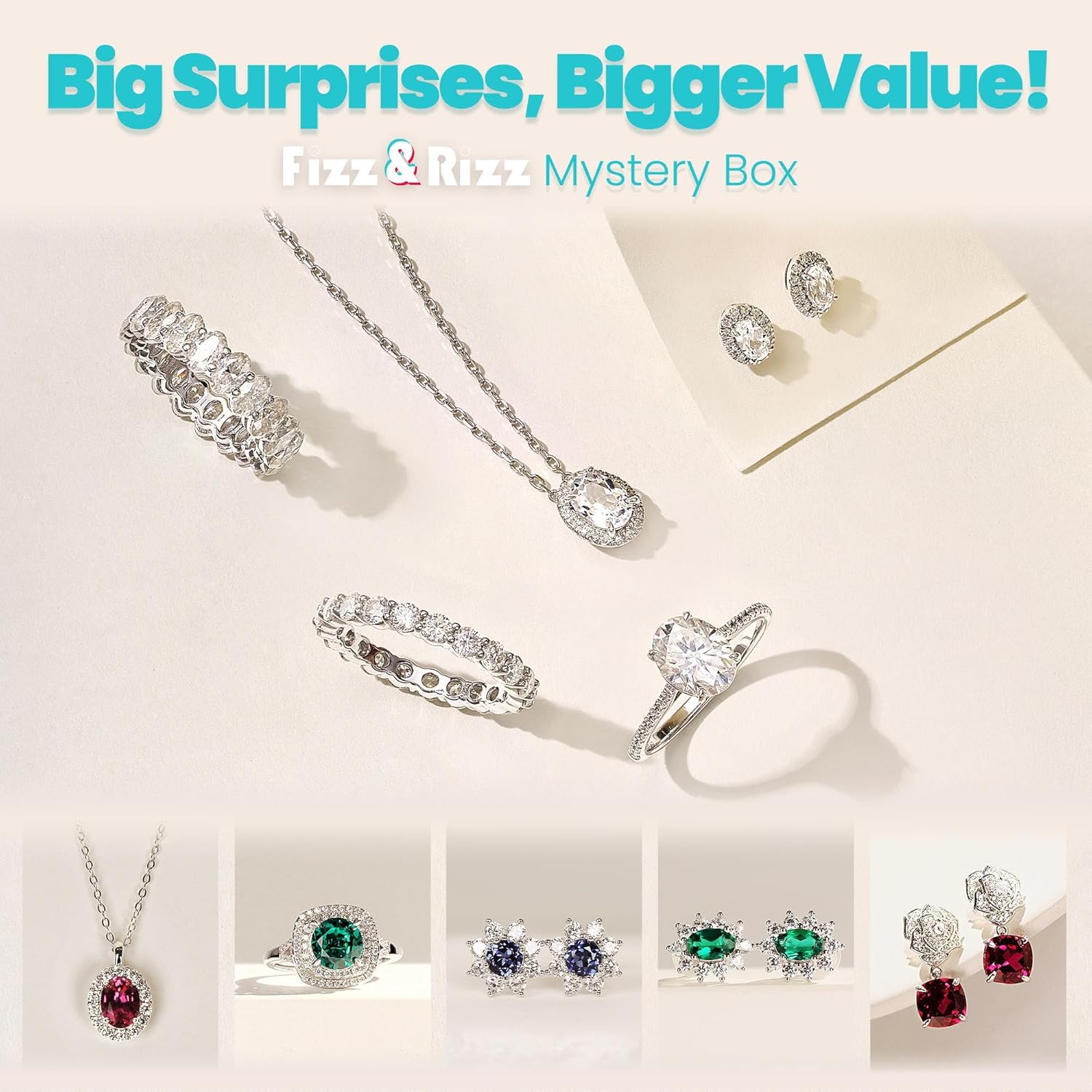 

Бомбочка для ванны с сюрпризом от Fizz & Rizz Jewelry:Кольца-сюрпризы, Ожерелья, Серьги, Браслеты и Шанс Обнаружить Ювелирные Изделия Высокой Стоимости Бомбочка для Ванны Идеальные Подарки