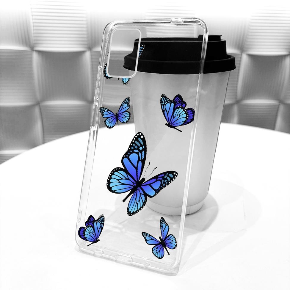 Clear Cover For Samsung A03s Case Cute Fashion Butterfly Funny Painted Casing For Samsung Galaxy A03s SM-A037F SM-A037M SM-A037G