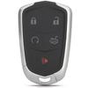 Guscio Chiave Auto Intelligente con 3/4/5/6 Pulsanti per Cadillac Srx Cts Ats Xts Escalade Esv Custodia Keyless Sostituzione Fob