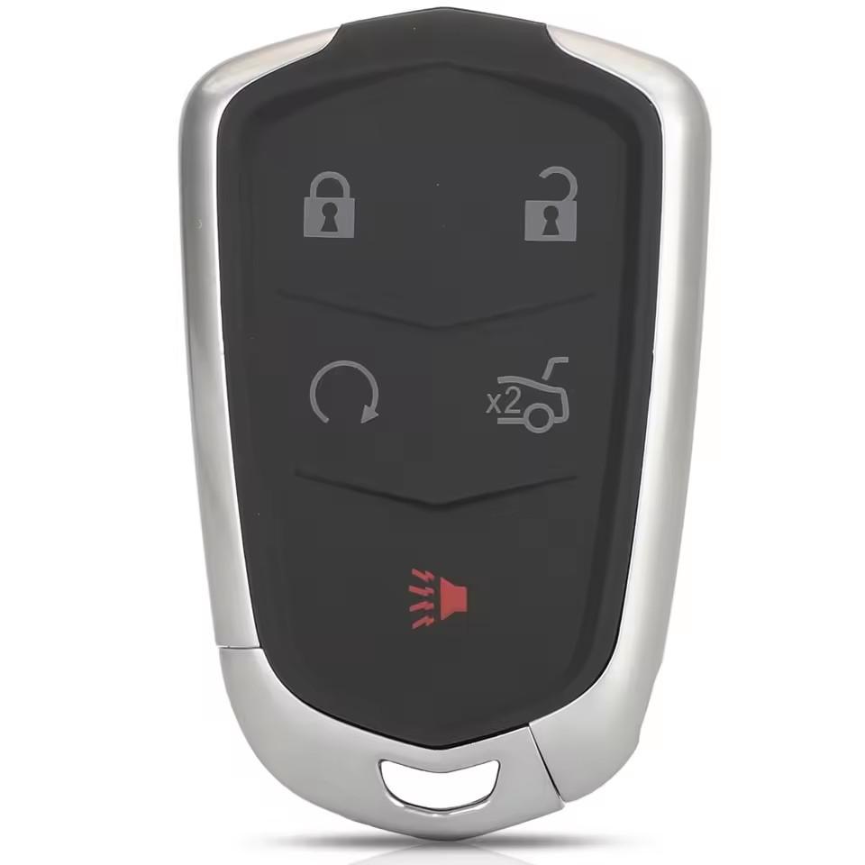 Guscio Chiave Auto Intelligente con 3/4/5/6 Pulsanti per Cadillac Srx Cts Ats Xts Escalade Esv Custodia Keyless Sostituzione Fob