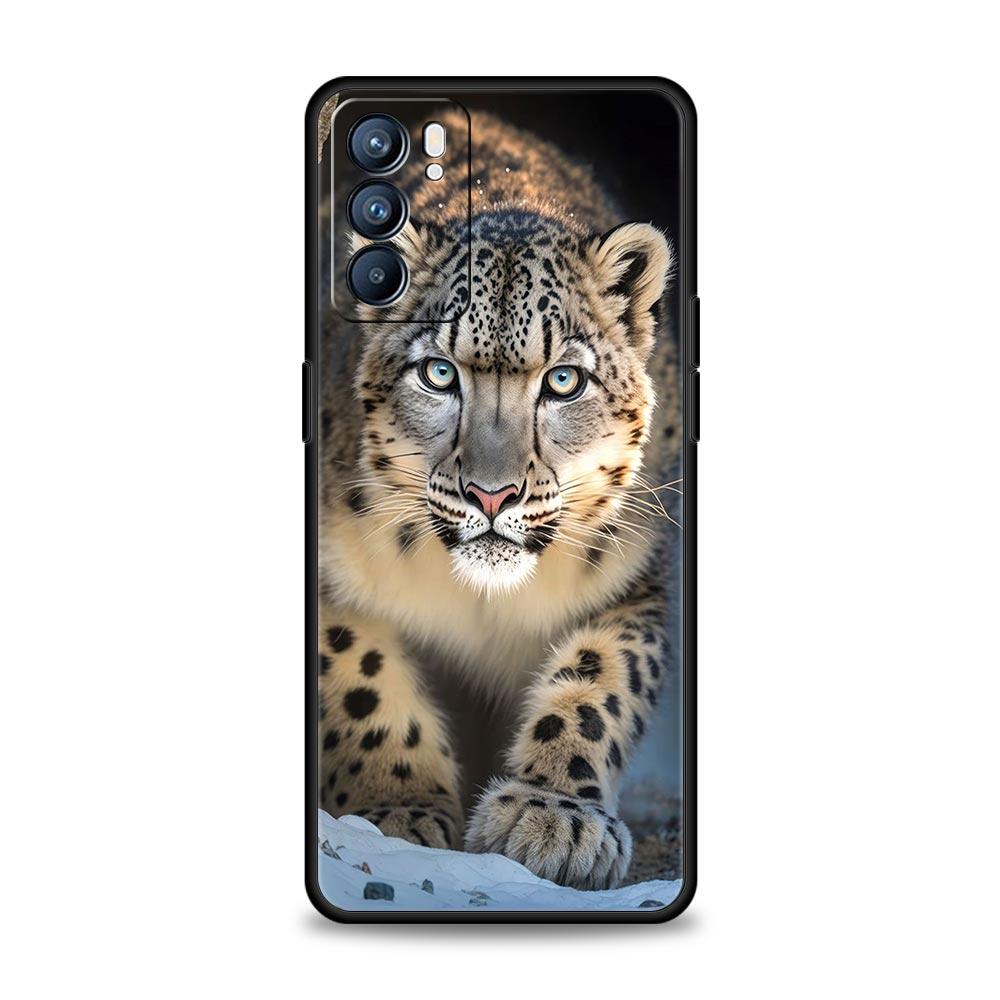 Etui na telefon Zwierzęta Tygrys Wilk Lew Do Oppo A54 A53 A52 A15 A95 A16 A78 A79 A80 A98 4G Find X5 X6 Reno10 12 13 F Pro 5G Pokrowiec