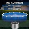 6 Pcs Waterproof LED Solar Warm Lights Pool Accessories for Swimming Pools
