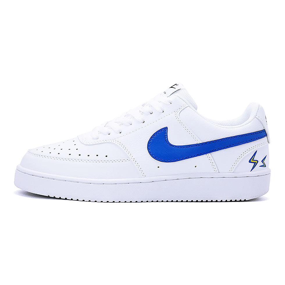 

Nike Court Vision 1 Low top Skateboard Shoes Unisex Blue White Yellow DH2987-101(team488-) 40.5