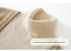 Autumn Winter High Neck Two-Piece Cashmere Knit Sweater for Women
