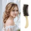 Brosse Plastic Scalp Massag Fluffy Hairdressing Comb Anti-Static Anti-slip S-shaped Comb Durable Soft Frizz Hair Brush Barber