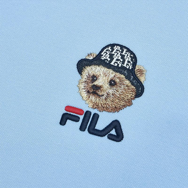 New FILA Sweatshirt Women's Bell Blue F11W448205F-LB