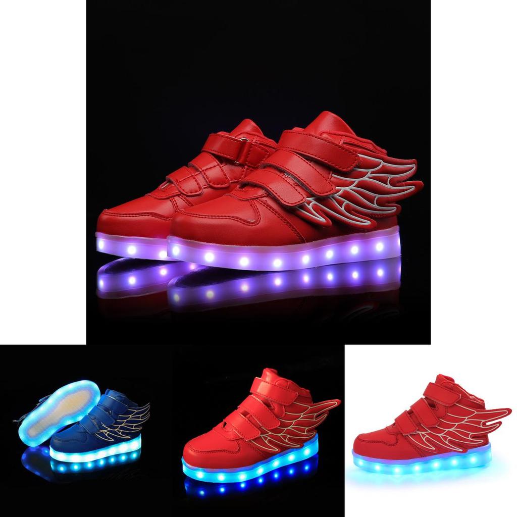 Zapatillas LED para Niños con Alas para Jugar y Bailar en Otoño