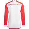 Adidas FC Bayern 23/24 Long Sleeve Home Jersey White/Red Men Streetwear IB1482