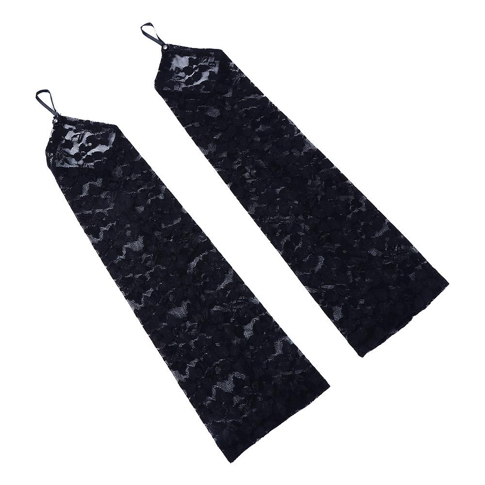 Wedding Thin Ultra Women Silky Elbow Thin Gloves Women Gloves Long Lace Gloves Fingerless Mitten