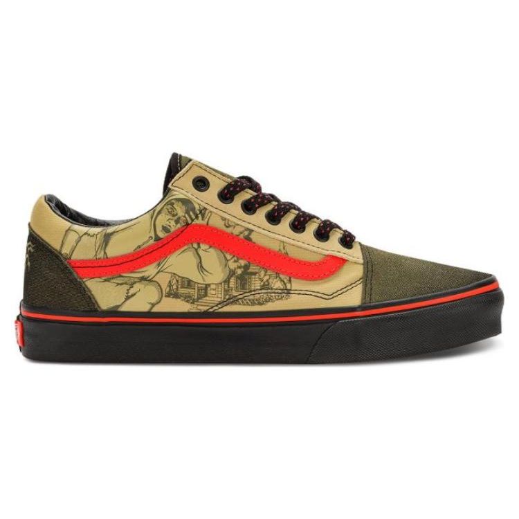 Vans Okeh X  Old Skool Leather Comfortable Fashionable Durable Low-Top Skate Shoes Unisex Sneakers Brown VN000D3H203