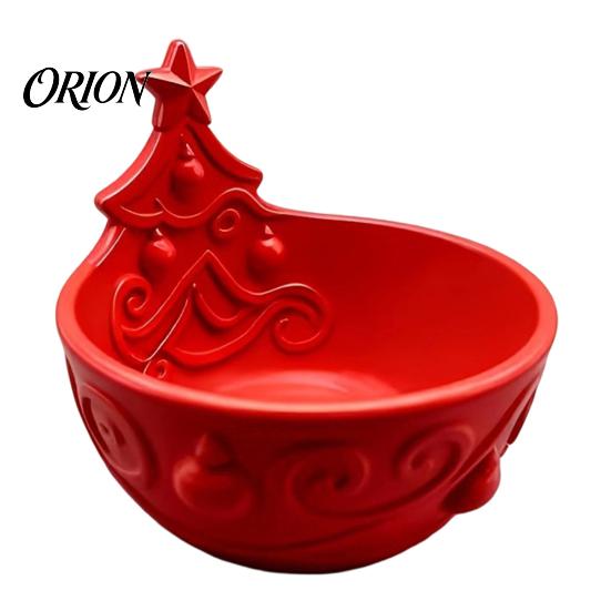 Small Trinket Organizer Christmas Tree Candy Bowl, 3D Printed Holiday Treat Storage Container, Entrance Festive Decor Tabletop Decorative Snack