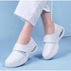 Scarpe da infermiera da donna per primavera e autunno, vera pelle, suole morbide, traspiranti, suole spesse, antiscivolo, moda, comfort, scarpe basse da donna