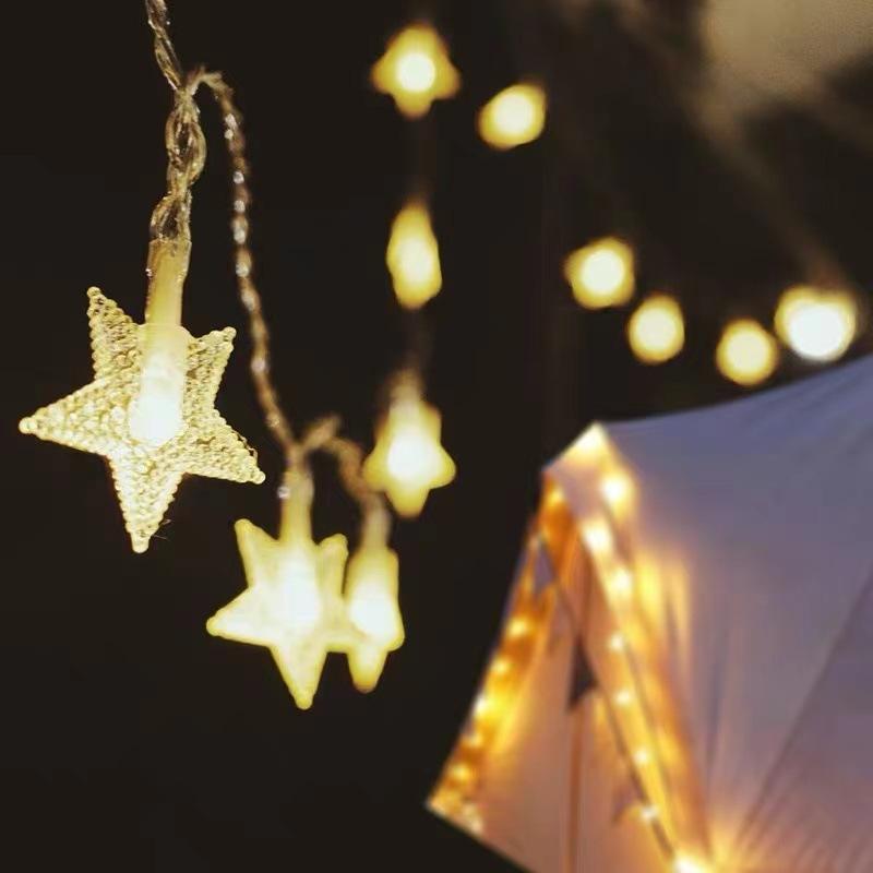 Outdoor Camping Ambience Light Usb Camping Decorations Arrangement Birthday Canopy Tent Lighting Chain Light Strip Led Colored Lamp
