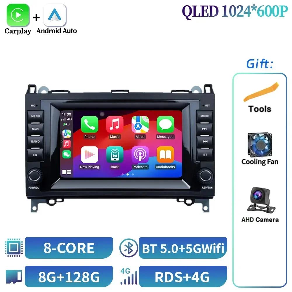 7inch Screen For Mercedes Benz B200 W245 W169 W639 2006-2012 Multimedia GPS Car Radio BT WiFi Android Navigation Carplay Stereo