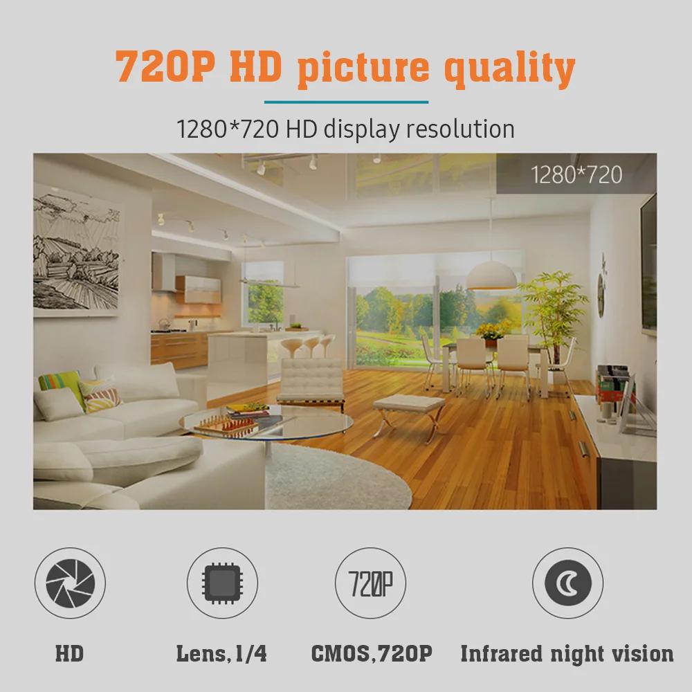 Video Doorbell Door Viewer Camera Door Peephole Door Camera Doorbell With Wireless Monitor Live Night Vision For Home Office