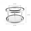 2 Tier 360 Degree Metal Rotating Spices Fruit Tray Turning Table Cake Rack Hold Organizer Home Kitchen Storage Rack Stand Basket