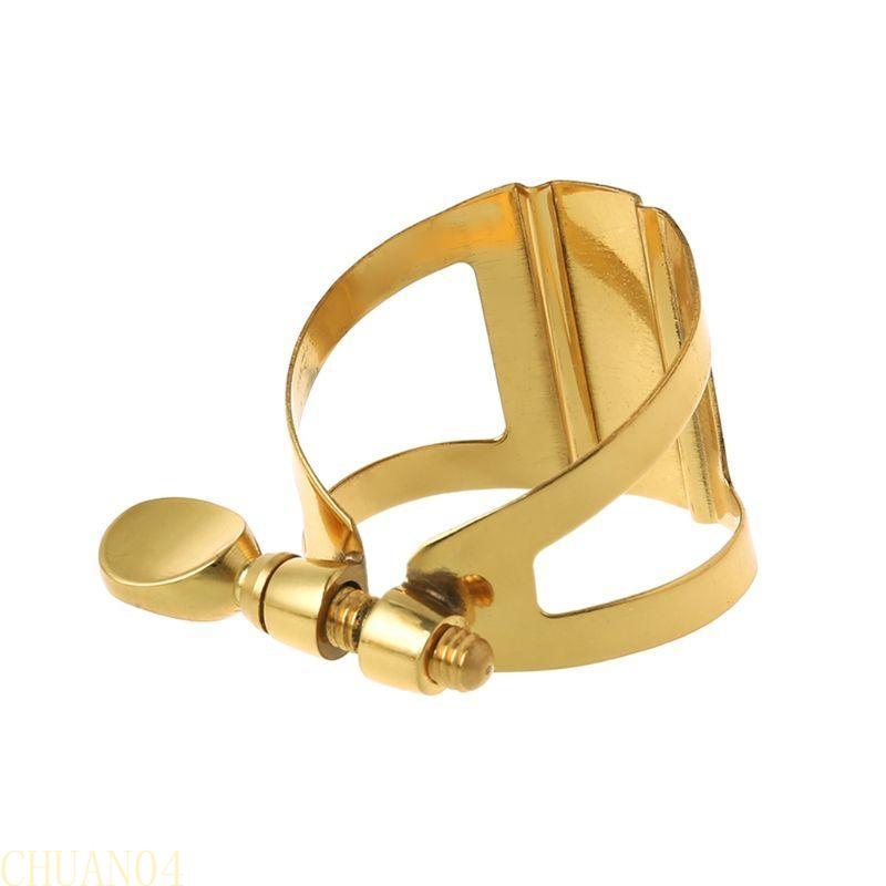 A1A2 Brass Saxophone Fastener Clip Alto Tenor Soprano Sax Ligatures Fastener Cap for Saxophone Clarinet Bakelite Mouthpiece