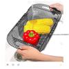 Retractable Drain Basket Multi-Use for Kitchen Washing Vegetables Sink Filter Living Room Fruit Plate Home Drainage Basket