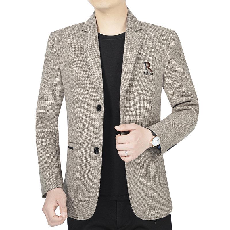 2024 Men's Business Casual Suit: Breathable, Comfortable Autumn/Winter Fashion Coat.
