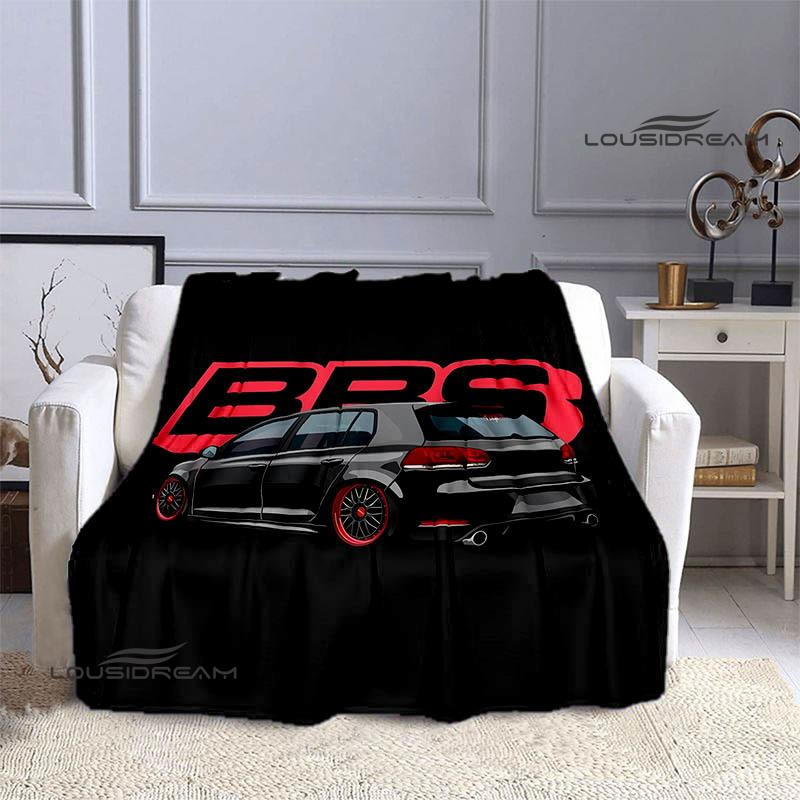 BBS LOGO printed blanket Picnic blanket Warm Flannel blankets Outdoor Blanket Home bed linings blankets for beds Birthday Gift