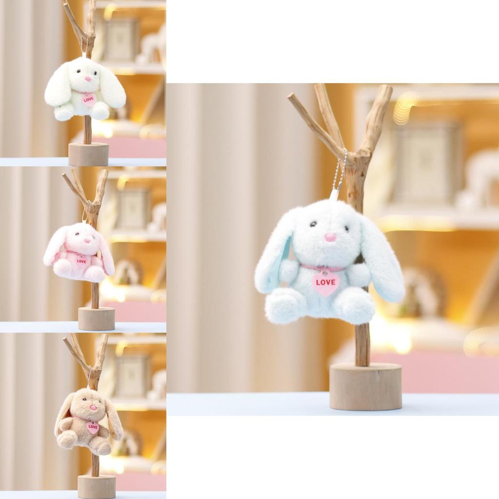 Soft And Huggable Plush Rabbit Toy Beautiful Gift For Girls Perfect For Keychains