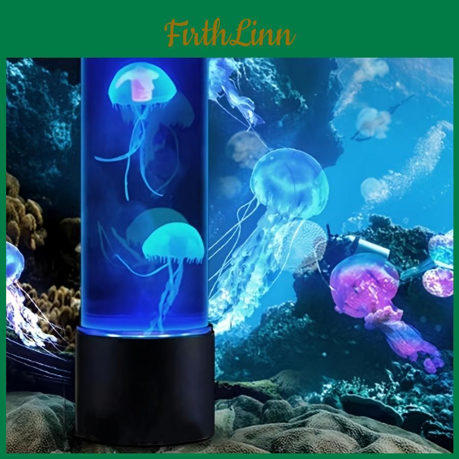 With Lava Lamp Jellyfish Multiple Color Changes 8inch Small Night Light Usb Plug In Atmosphere Light