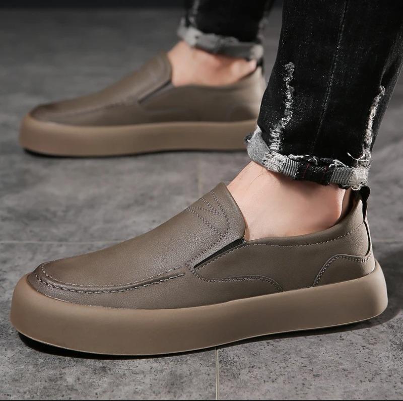Herrenschuhe Luxus Rindsleder Schuh Klassische Slipper Loafer Mokassins Leder Sneaker für Herren Weiche Sohle Fahrschuh Herrenschuhe