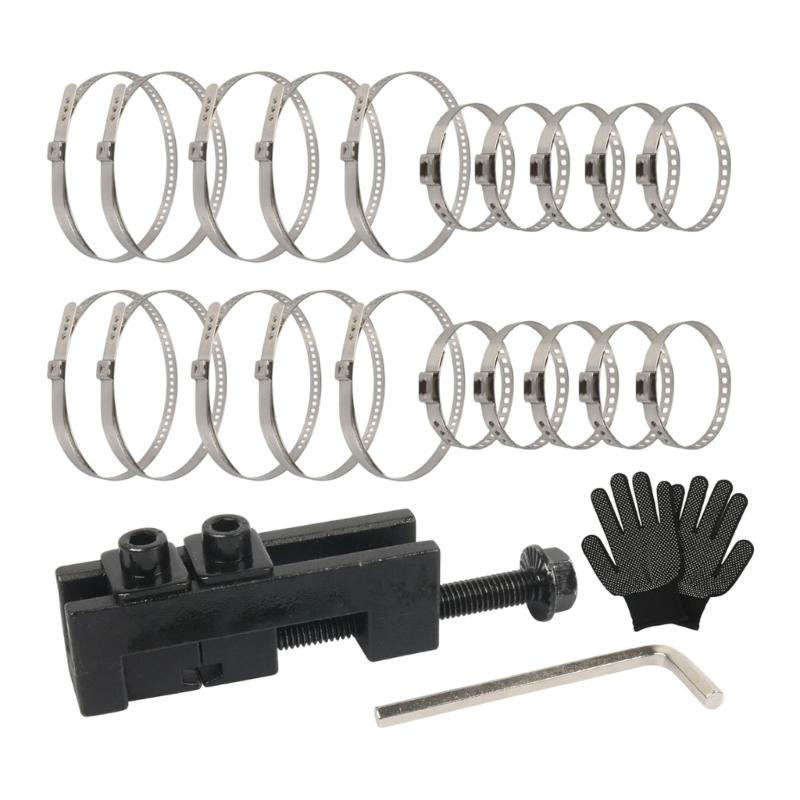 Drive Shaft CV Joint Axles Boot Clamp Removal Tool with Wrench Automotive Repairing ToolsMetal Drive Shaft Clamping Tool