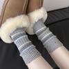 Wool Socks Children'S Stacking Socks Season Warm Thickened Retro Striped Stockings Tide Idea Yarn Tube Socks