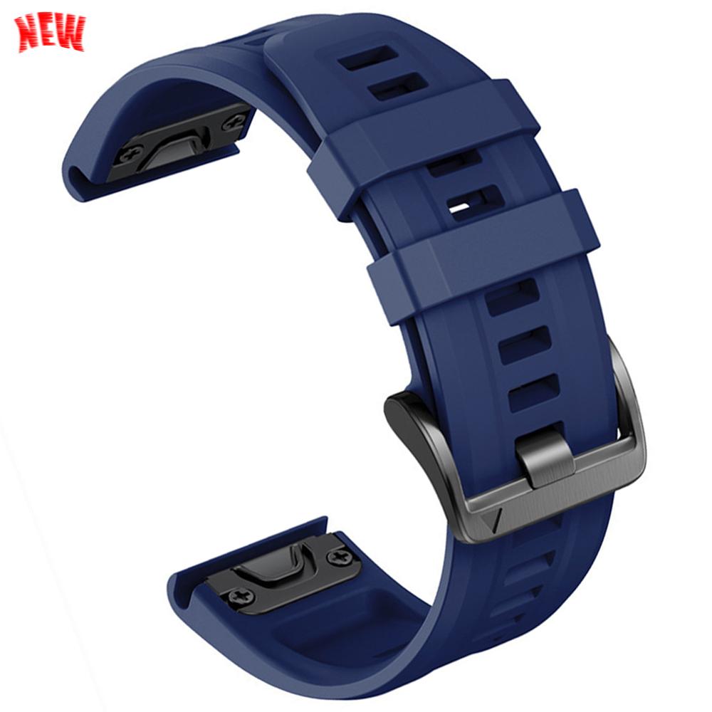 22mm 26mm Silicone QuickFit Sports Strap For Garmin Epix PRO Instinct 3 Quatix/DELTA/TACTIX/Fenix 6XPro 7 E 8pro 5XPlus Bracelet