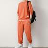 Men's Autumn Waffle Long-Sleeve Track Suit - Trendy Two-Piece 