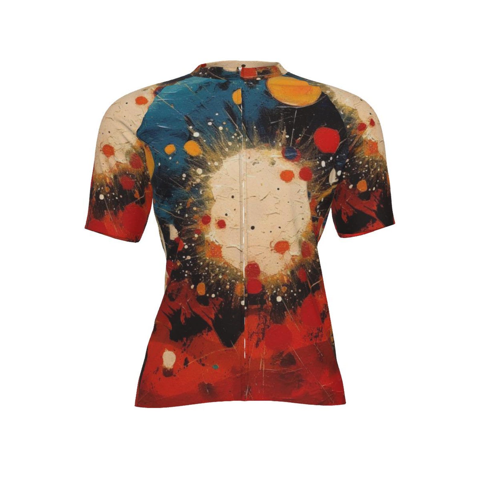 Cosmic Impact Cycling Jersey: Men s Fitted Bike Shirt, Space Vibe M