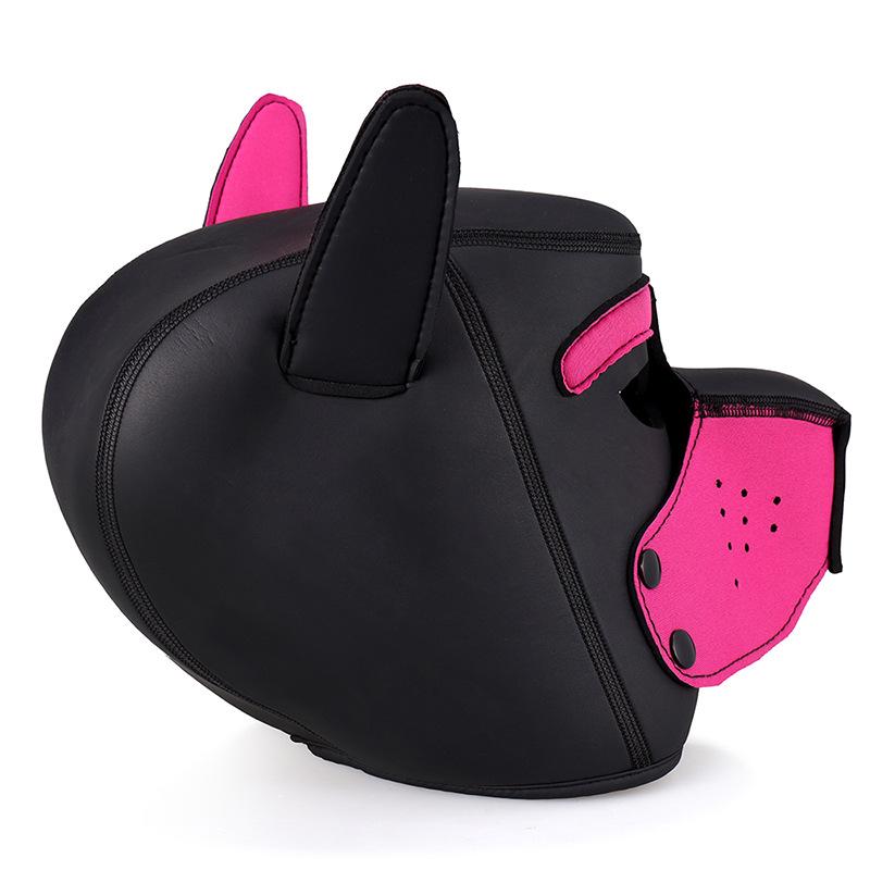 Brand New Fashion Padded Latex Rubber Role Play Dog Mask Party Mask Puppy Cosplay Full Head with Ears SM Sex Toys For Couples