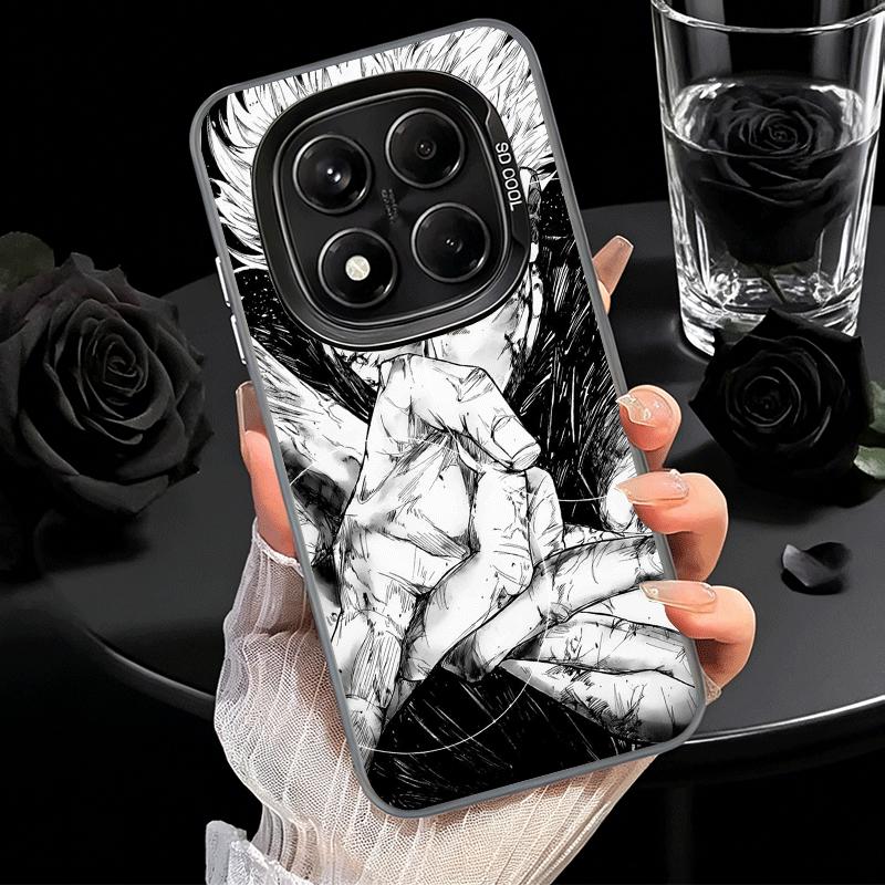 Anime Gojo Satoru JUJUSU Soft Phone Case for Xiaomi Redmi Note 13 14 15 Pro Plus 12S 12 11S 11 11T 10S 10 Shockproof Cover Back