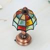Puppenhaus Zubehör Bunte Mini LED Lampe Simulationsornament 1:12