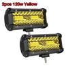 For Truck Driving Offroad Boat Car Tractor 4x4 SUV ATV 12V 24V 72W 144W Light Bar/Work Light Spotlight LED Light Bar