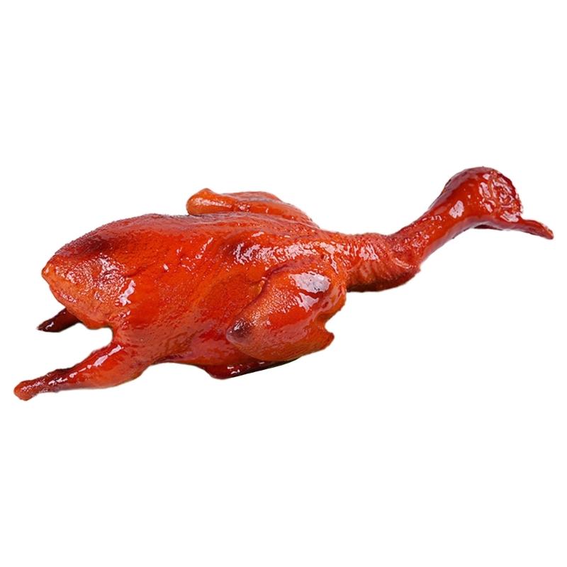Professionelles realistisches Modell eines Brathähnchens, künstliche Ente zum Braten für Restaurantauslagen und Bildungszwecke