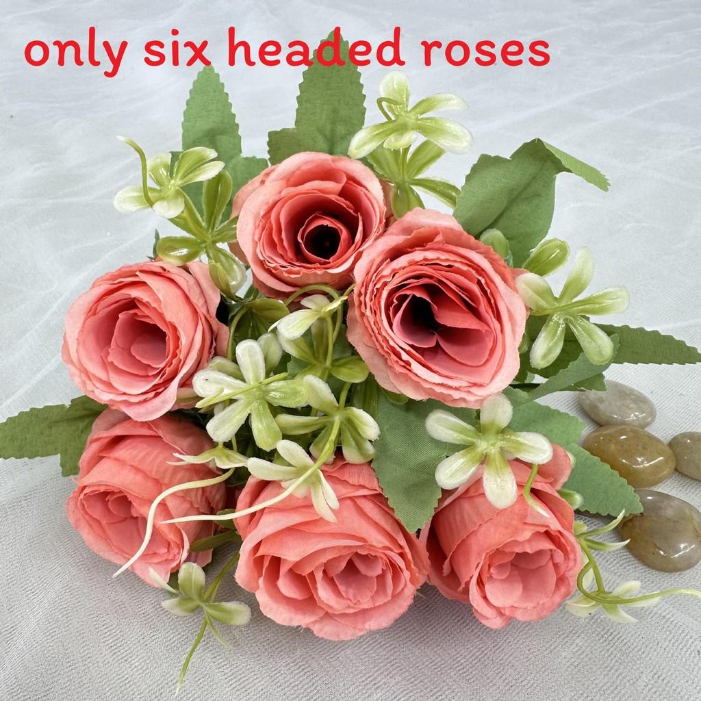 Silk Rose Artificial Flower For Wedding And Hotel Decor With Realistic Design For Photography And Home Styling