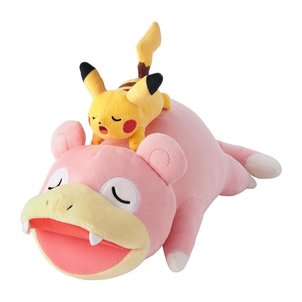 Pokemon Slowpoke and Pikachu Plush Doll from Pokémon Center Kagawa NEW