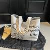 Casual Large Capacity Canvas Tote Bag Women's Autumn And Winter Commuting Shoulder Bag Outing Portable Shopping Bag