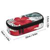Pen Case Easy Open Zipper Spacious Storage 300D Polyester with Large Main Pocket Mesh Layer and Organized Pen Holders for Students