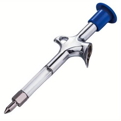 Pistola de engrase de aleación de aluminio para ciclismo, Mini boquilla de jeringa, accesorios para bicicleta, inyector de cadena de mantenimiento, suministros de ciclismo, 1 Uds.