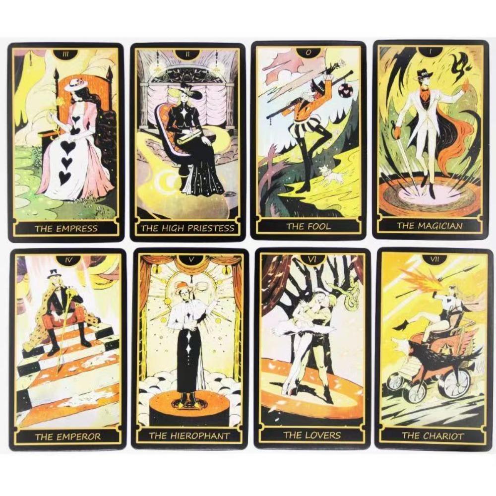 Fantasy Night Theater Tarot 78 Pcs Cartoon Tarot Cards Based on RWS 10.3*6cm
