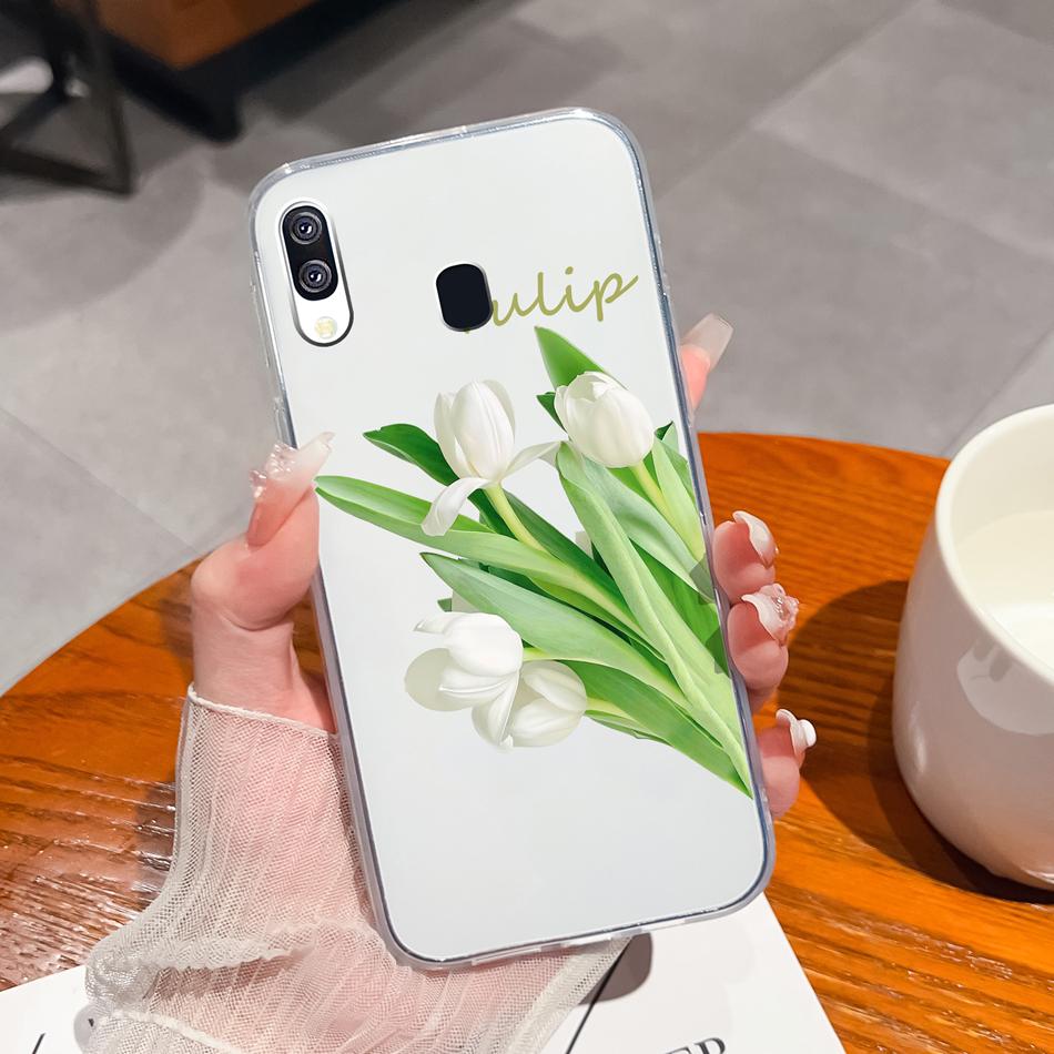 For Samsung Galaxy A40 A41 Phone Case Simple Creative Clear Back Cover For Samsung A 40 A 41 Soft TPU Silicone Anti Drop Fundas