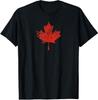 Canada Flag Vintage Maple Leaf Canadian Men T-Shirt Unisex T-Shirt