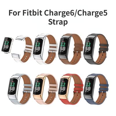 Leder Armband für Fitbit Charge 5 Band Ersetzen Armband Armband Armband für Fitbit Charge 6 Strap Smartwatch correa