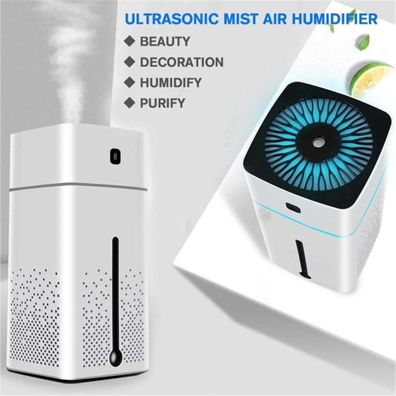 1000ML Ultrasonic Air Humidifier Facial Aromatherapy Aroma Essential Oil Diffuser Mist Purifier 7 Color LED Night Light