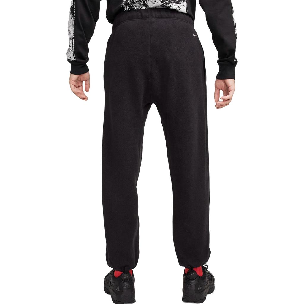 Nike Calças Casuais de Cor Sólida com Logotipo e Cintura Elástica para Homens Preto CV0659-011